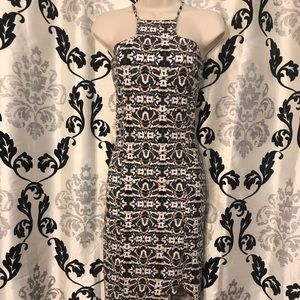 Express tribal print bodycon dress